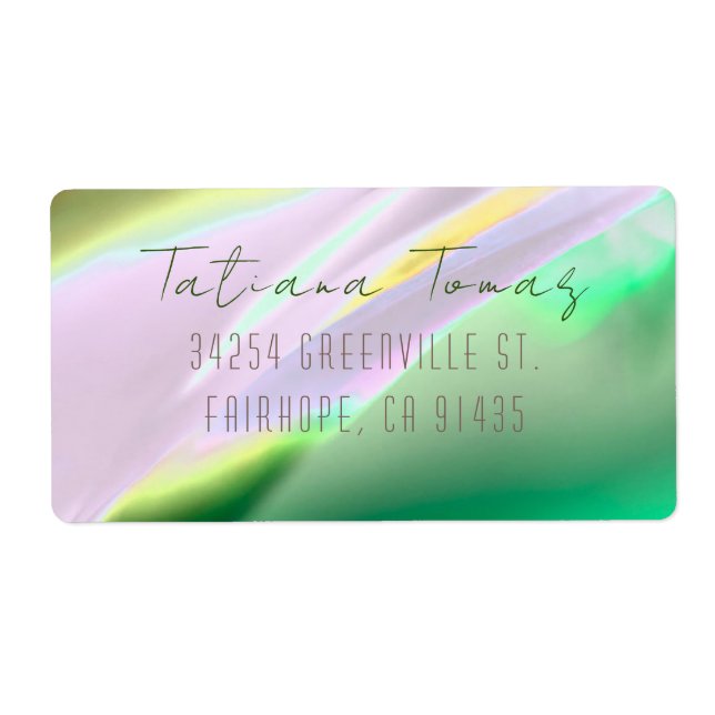 Personalizable de etiqueta de dirección de devoluc (Frente)