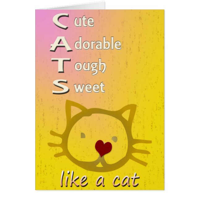 Personalizable de gatos (Frente)