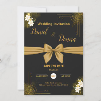 PERSONALIZABLE DE INVITACIÓN DE BODA