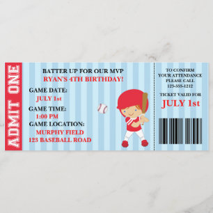 Personalizable de invitación de cumpleaños para en