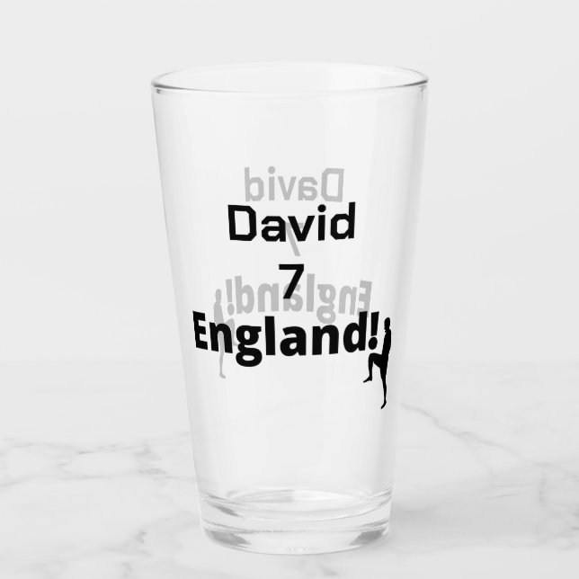 Personalizable de jugador de fútbol de Inglaterra (Anverso)