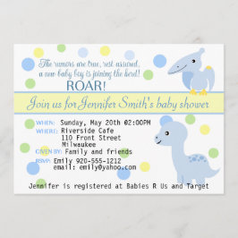 Personalizable de la invitación de la ducha del