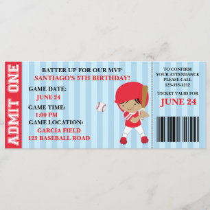 Personalizable de la invitación del cumpleaños del