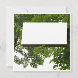 Personalizable de la tarjeta de notas en blanco de