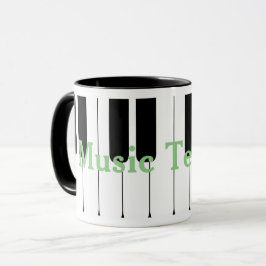 Personalizable de la taza del piano del profesor
