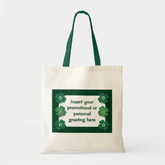 Personalizable de las bolsas de asas - tréboles