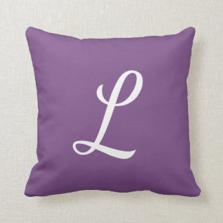 Personalizable de letra simple almohada