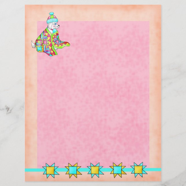 Personalizable de membrete de Quilt Lover (Anverso)