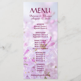 personalizable de menú boda