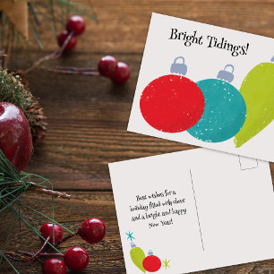 Personalizable de Ornamentos de Navidad Retro Vint