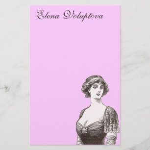 Personalizable de papel con membrete Vixen de Vict