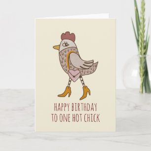 Personalizable de pollo divertido y moderno