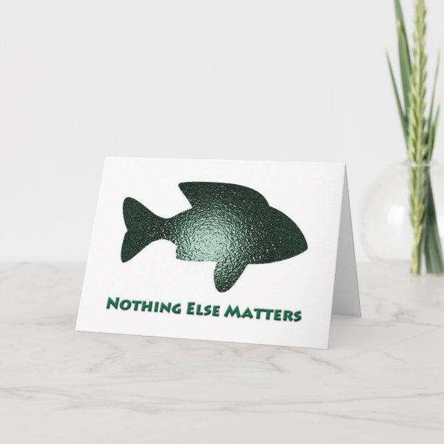Personalizable de tarjetas de cumpleaños de pesca (Anverso)