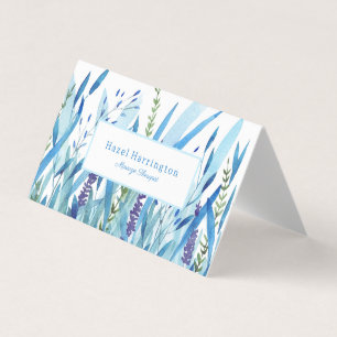 Personalizable de tarjetas de visita plegadas de c