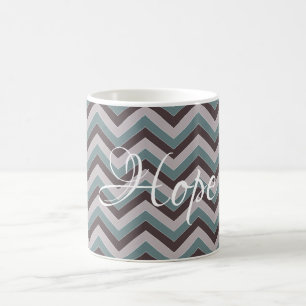 Personalizable de tazas de café de diseño de chevr