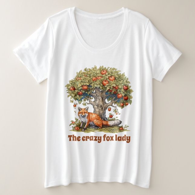 Personalizable de zorra loca (Anverso del diseño)