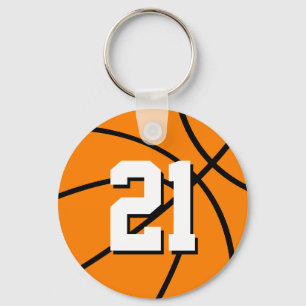 Personalizable del llavero el   del baloncesto del