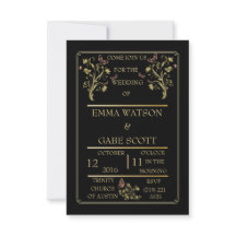 Personalizable Elegante INVITACIÓN DE BODA