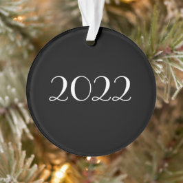 personalizable estilo pizarra adorno de Navidad
