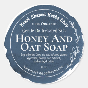 Personalizable Etiqueta Eco Soap Empresarial Hecha