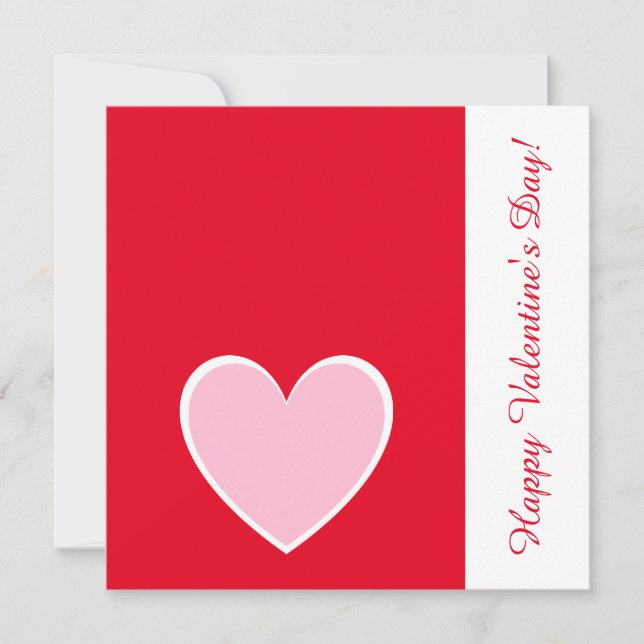 ¡personalizable Feliz Día de San Valentín! Tarjeta (Anverso)