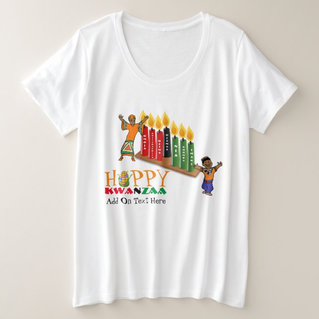 Personalizable Feliz Principios de KWANZAA 7 (Anverso del diseño)