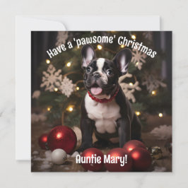 Personalizable Festive Furry Duo