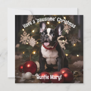 Personalizable Festive Furry Duo