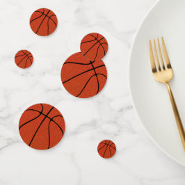 Personalizable Fiesta de baloncesto Mesa Confetti