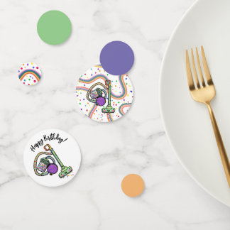 Personalizable Fiesta de vacío Confetti