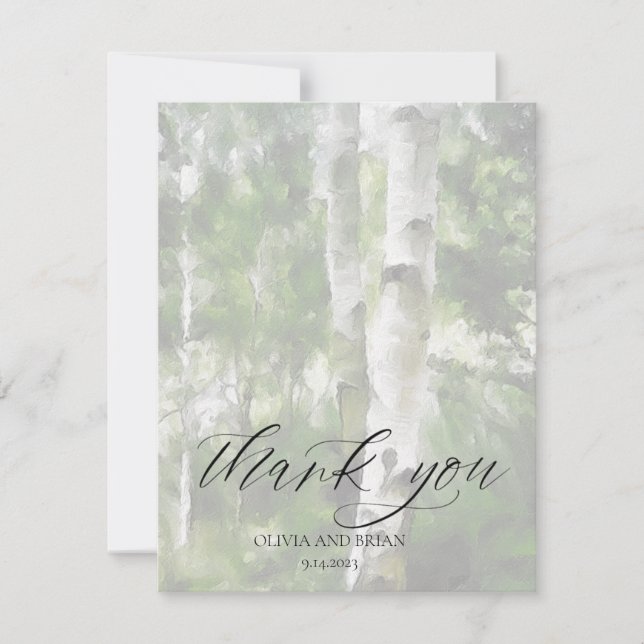 PERSONALIZABLE GRACIAS A LA TARJETA ASPEN TREE DES (Anverso)