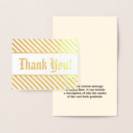 Personalizable "¡Gracias!" Tarjeta