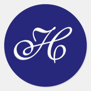 Personalizable "H" Pegatina monograma