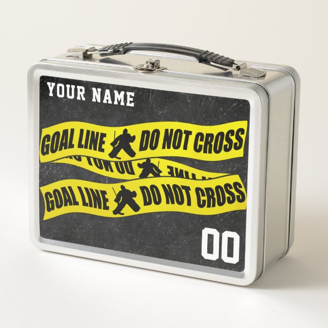 Personalizable Ice Hockey Goalie Lunch Box (Anverso)
