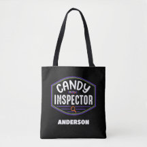 Personalizable Inspector de golosinas o bolsa de t