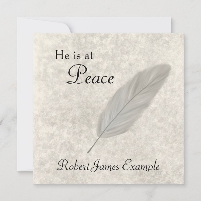 Personalizable Invitación de muerte/muerte (Anverso)