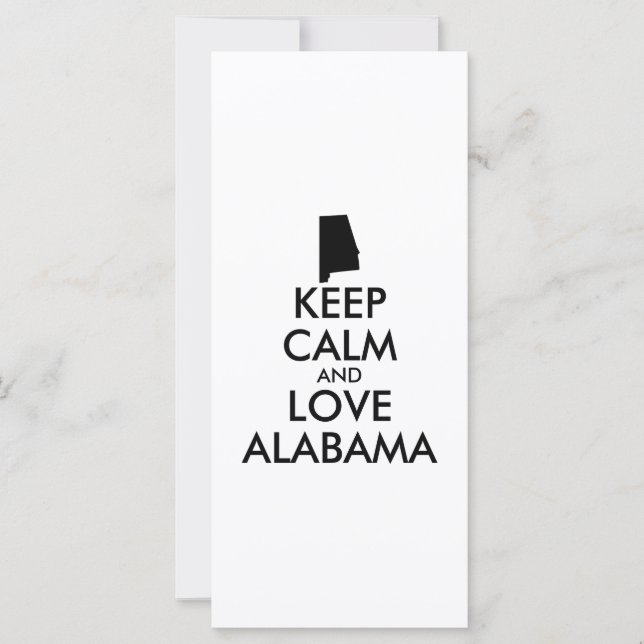 Personalizable MANTÉN LA CALMA y AMA ALABAMA (Anverso)