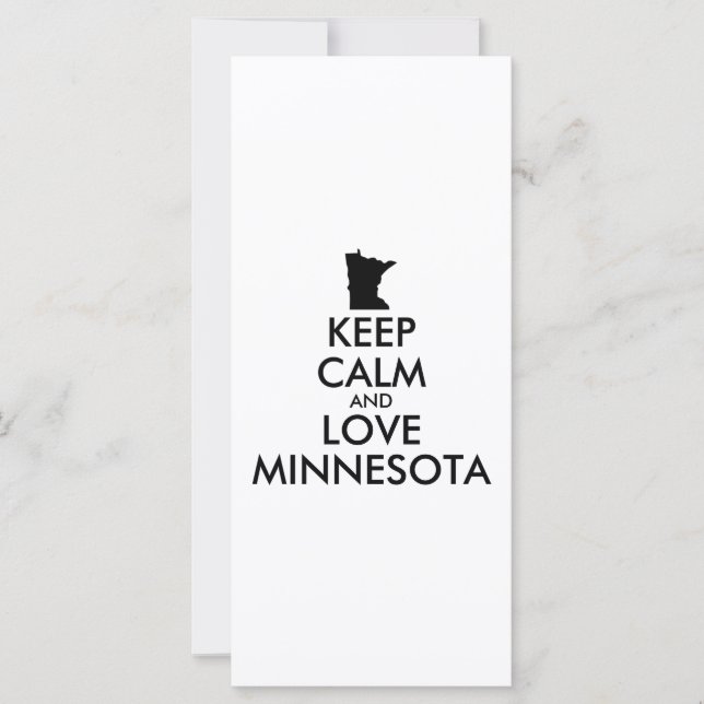 Personalizable MANTÉN LA CALMA y AMA MINNESOTA (Anverso)