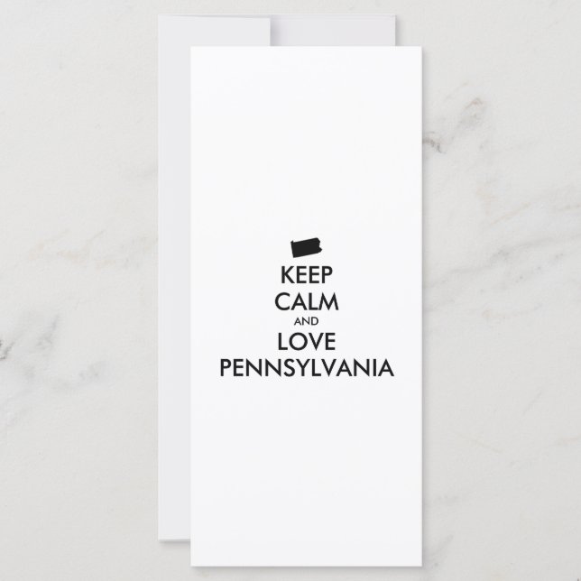 Personalizable MANTENER LA CALMA Y AMAR A PENNSYLV (Anverso)