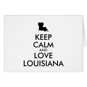 Personalizable MANTENGA CALMA Y AME A LOUISIANA