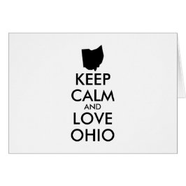 PERSONALIZABLE MANTENGA CALMA Y AME A OHIO