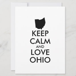 PERSONALIZABLE MANTENGA CALMA Y AME A OHIO