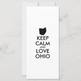 PERSONALIZABLE MANTENGA CALMA Y AME A OHIO