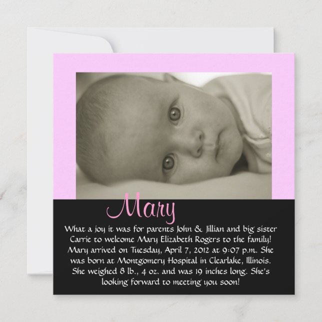 PERSONALIZABLE - "Mary" (Anverso)