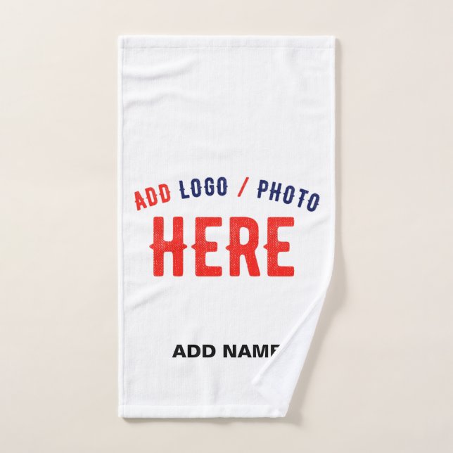 PERSONALIZABLE MODERNO ESTILO BLANCO VERIFICADO MA (Toalla de mano)