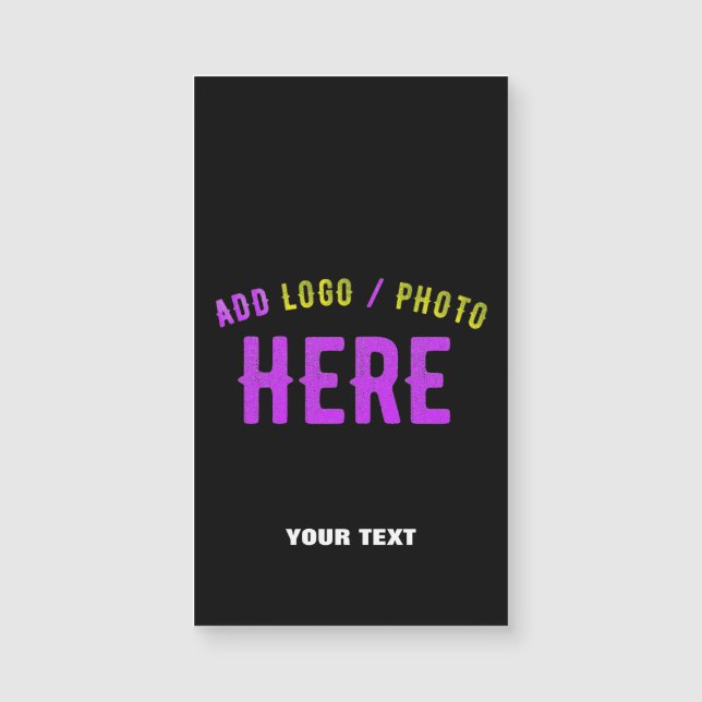 PERSONALIZABLE MODERNO ESTILO NEGRO VERIFICADO MAR (Anverso)