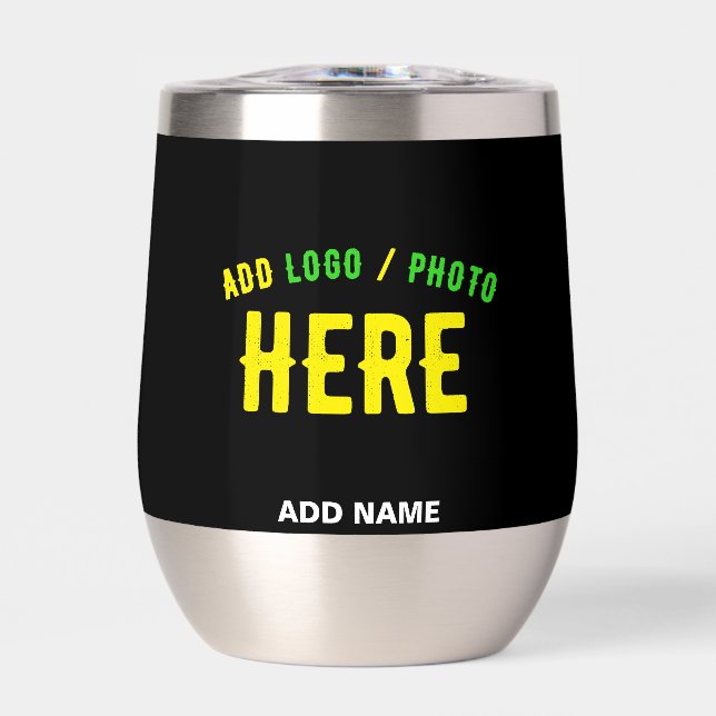 PERSONALIZABLE MODERNO ESTILO NEGRO VERIFICADO MAR (Frente)