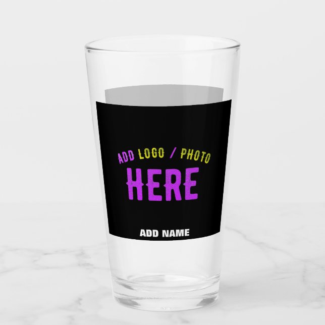 PERSONALIZABLE MODERNO ESTILO NEGRO VERIFICADO MAR (Anverso)