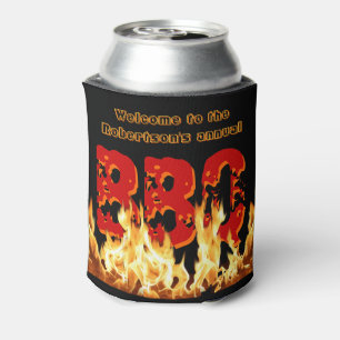 (Personalizable) neverita de bebidas del Bbq