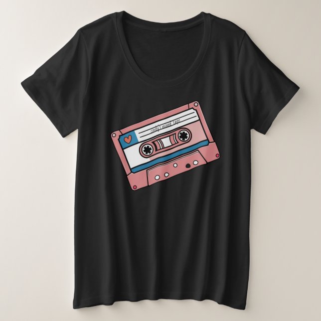Personalizable Nombre cinta mixta Cinta de cassett (Anverso del diseño)